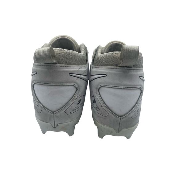 Nike Alpha Menace Pro 4 Football Cleats White Platinum Mens 11 - Picture 4 of 8